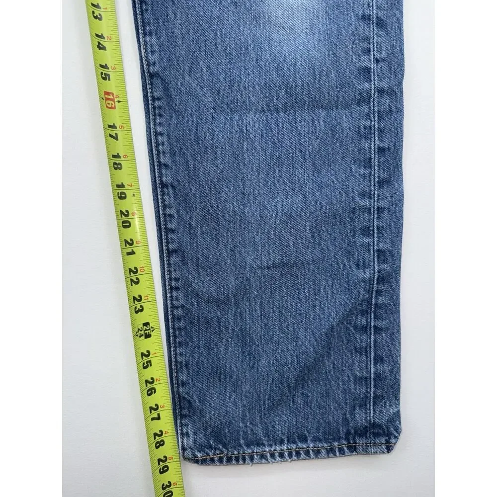 Levi’s 505 White Oak Jeans USA MADE Marked 36 X 30 Men’s Medium Wash Straight.